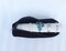 Bracelet, Bangle & Watch Travel Roll Pouch – Black & Gray Velvet Jewelry Organizer with Zipper and Removable Insert for Standard Size (12.5" W x 2.8" D, Black & White)